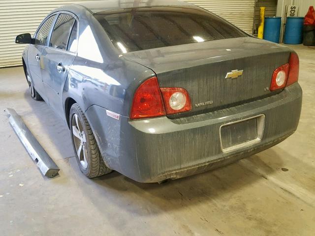 1G1ZG57B29F167518 - 2009 CHEVROLET MALIBU LS GRAY photo 3