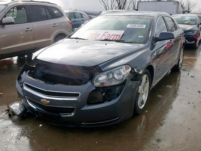 1G1ZJ577X84283086 - 2008 CHEVROLET MALIBU 2LT GRAY photo 2