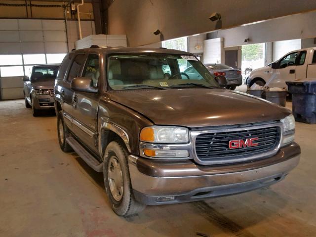 1GKEC13Z64J121441 - 2004 GMC YUKON BROWN photo 1