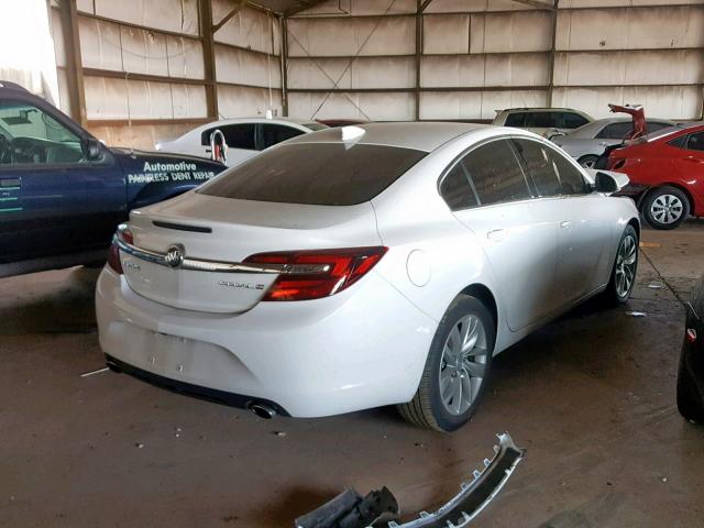 2G4GK5EX7G9156317 - 2016 BUICK REGAL WHITE photo 4