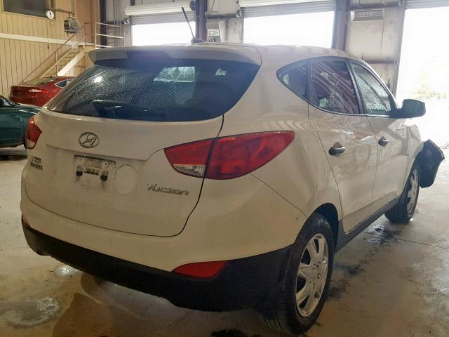 KM8JT3AB5DU775000 - 2013 HYUNDAI TUCSON GL WHITE photo 4