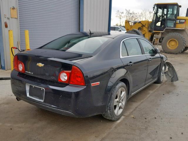 1G1ZC5EB8AF277749 - 2010 CHEVROLET MALIBU 1LT BLACK photo 4