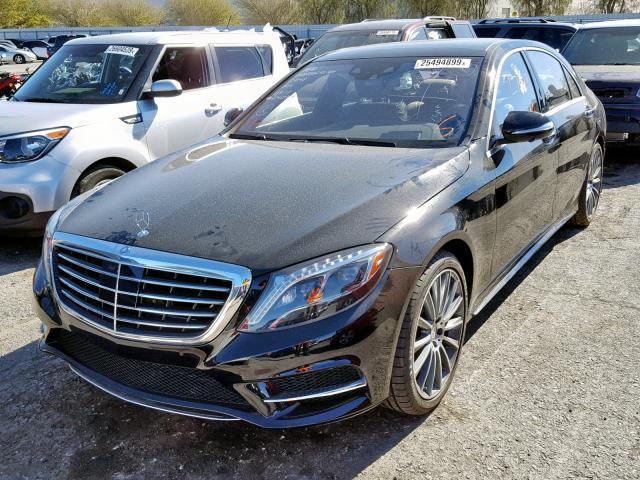 WDDUG8CB7FA163746 - 2015 MERCEDES-BENZ S 550 BLACK photo 2