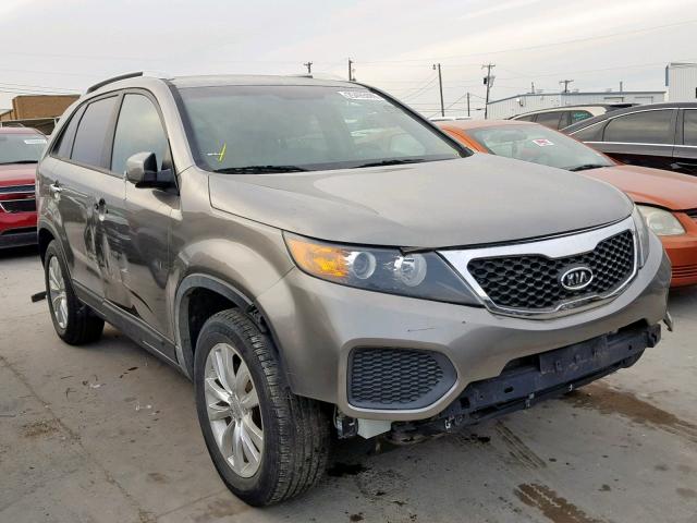 5XYKT4A26BG045254 - 2011 KIA SORENTO BA GRAY photo 1