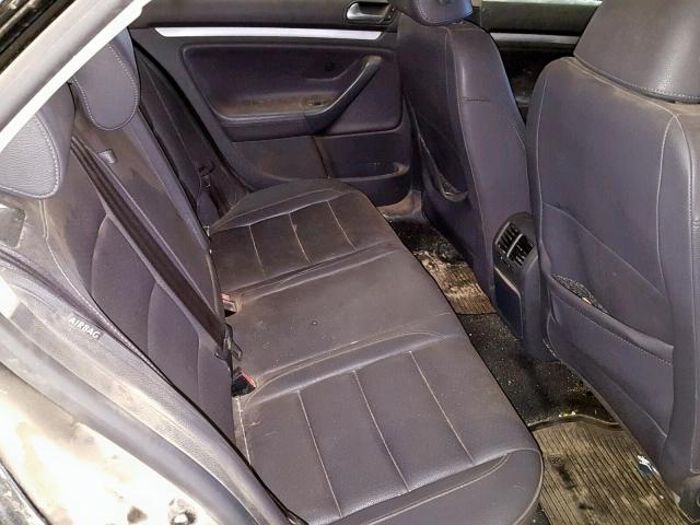 3VWCT81K56M851085 - 2006 VOLKSWAGEN JETTA TDI BLACK photo 6