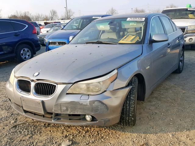 WBANA53515B862949 - 2005 BMW 525 I SILVER photo 2