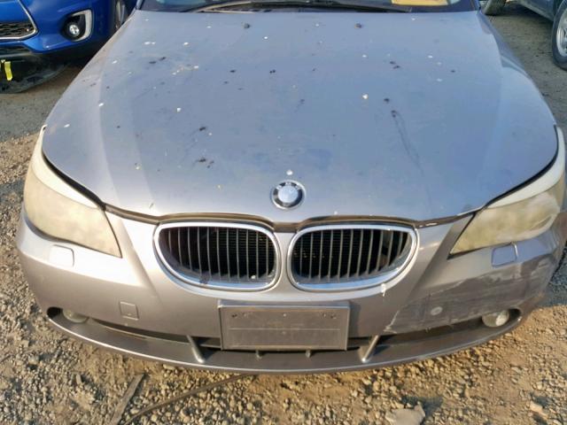 WBANA53515B862949 - 2005 BMW 525 I SILVER photo 7