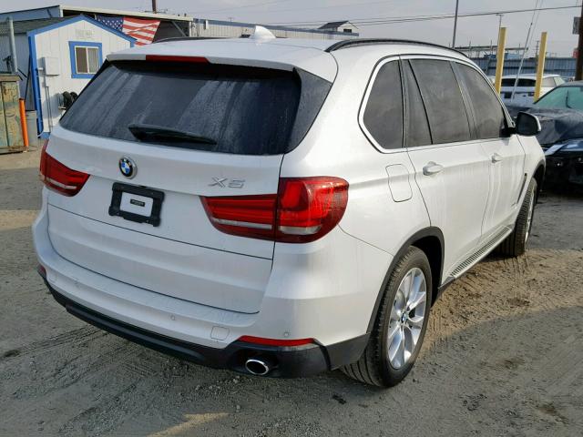 5UXKR2C50F0H40157 - 2015 BMW X5 SDRIVE3 WHITE photo 4