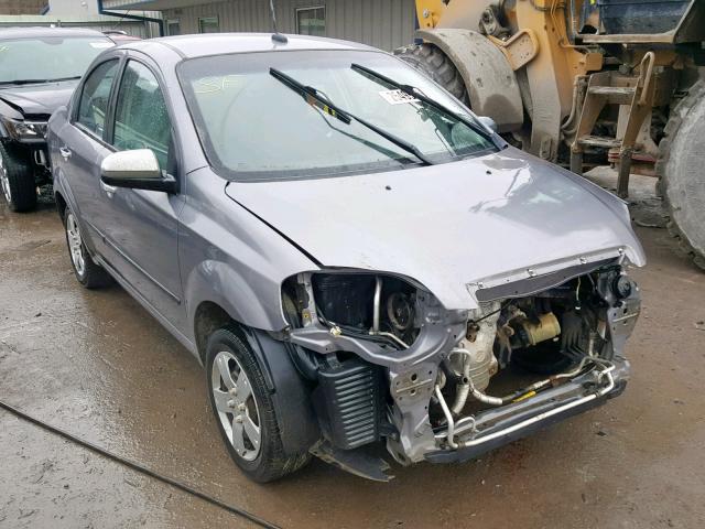 KL1TD5DE2BB201823 - 2011 CHEVROLET AVEO LS GRAY photo 1