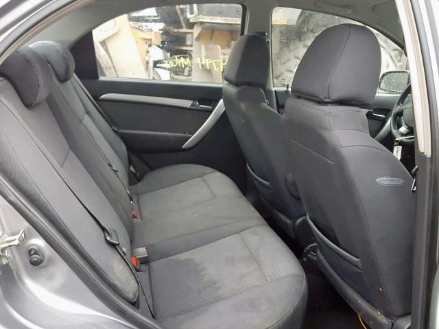 KL1TD5DE2BB201823 - 2011 CHEVROLET AVEO LS GRAY photo 6