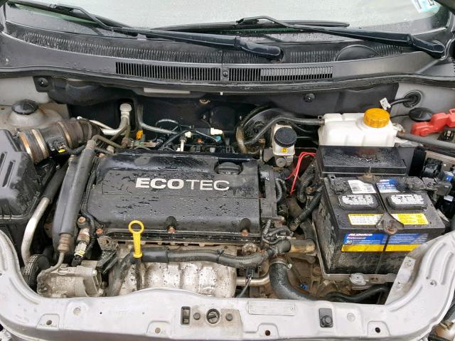 KL1TD5DE2BB201823 - 2011 CHEVROLET AVEO LS GRAY photo 7