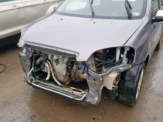 KL1TD5DE2BB201823 - 2011 CHEVROLET AVEO LS GRAY photo 9