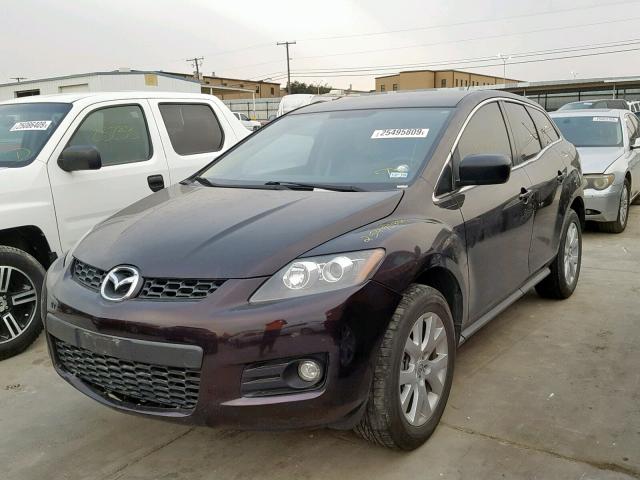 JM3ER293670130371 - 2007 MAZDA CX-7 MAROON photo 2