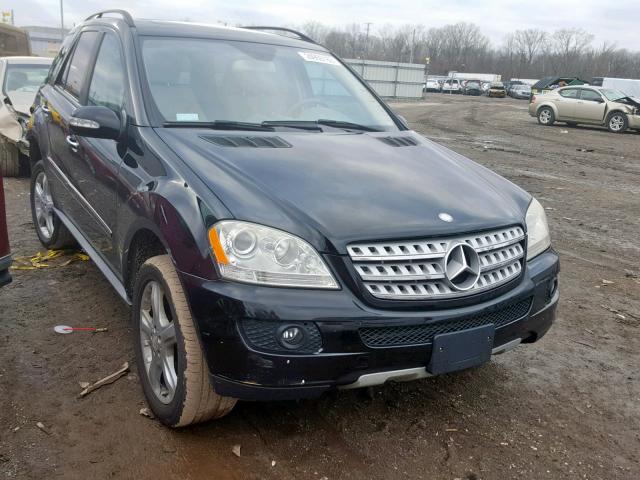 4JGBB86E88A369159 - 2008 MERCEDES-BENZ ML 350 BLACK photo 1