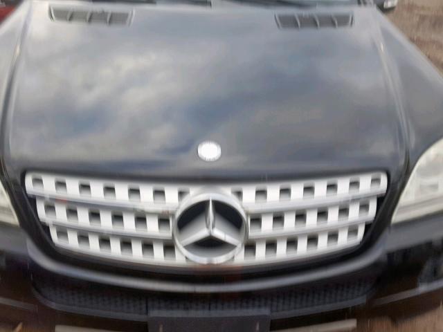 4JGBB86E88A369159 - 2008 MERCEDES-BENZ ML 350 BLACK photo 7