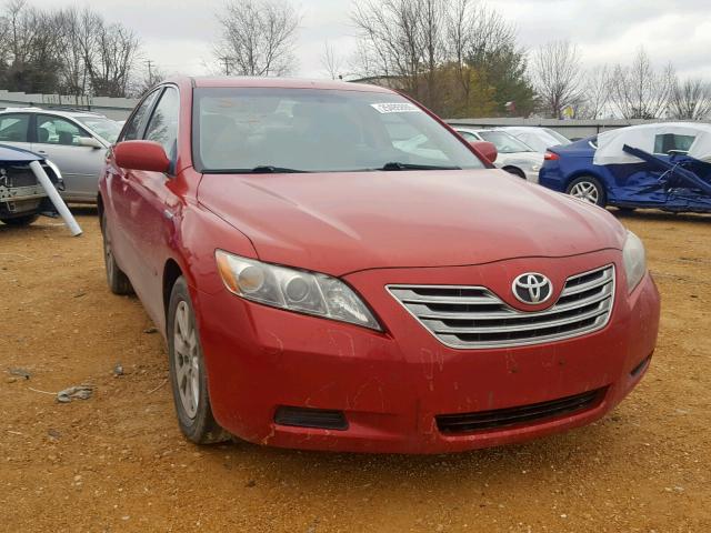 4T1BB46K68U041235 - 2008 TOYOTA CAMRY HYBR RED photo 1