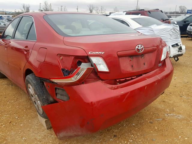 4T1BB46K68U041235 - 2008 TOYOTA CAMRY HYBR RED photo 9