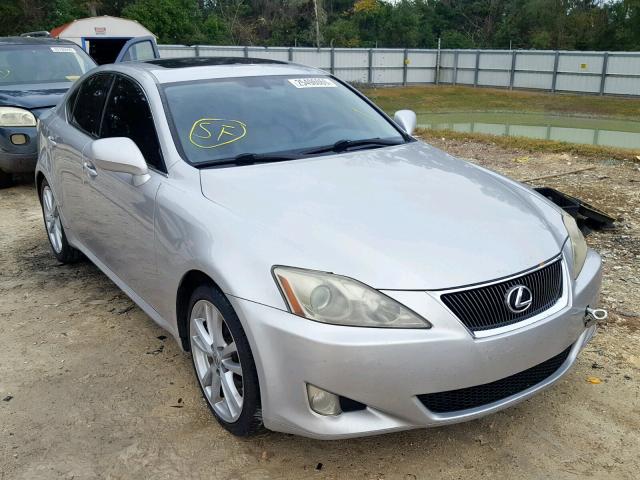 JTHBE262765011649 - 2006 LEXUS IS 350 GRAY photo 1