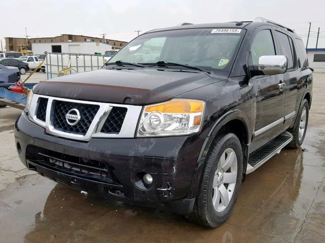 5N1BA0ND2BN611716 - 2011 NISSAN ARMADA SV BLACK photo 2