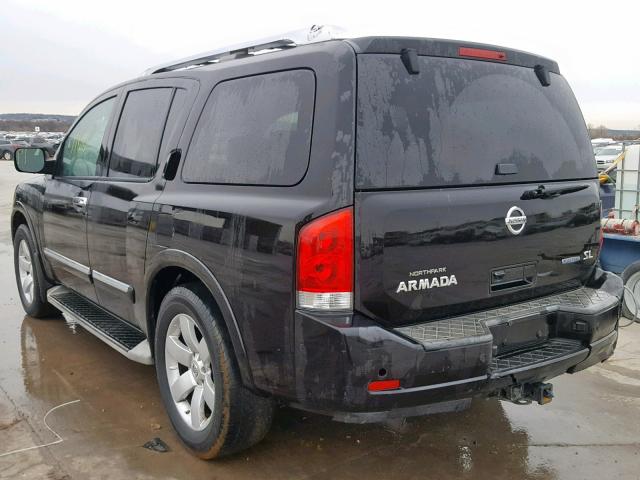 5N1BA0ND2BN611716 - 2011 NISSAN ARMADA SV BLACK photo 3