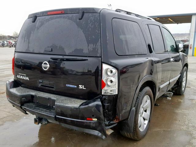 5N1BA0ND2BN611716 - 2011 NISSAN ARMADA SV BLACK photo 4