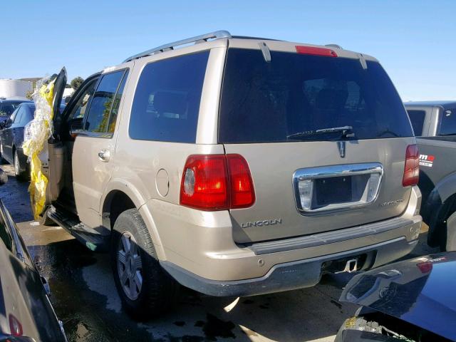 5LMFU27565LJ00307 - 2005 LINCOLN NAVIGATOR 米色 照片 3