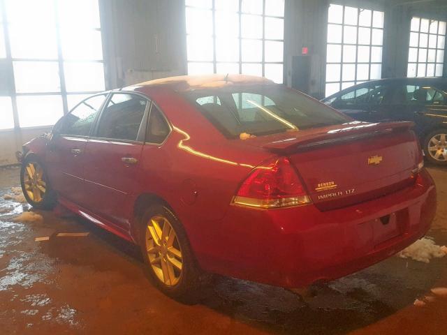 2G1WC5E39E1167706 - 2014 CHEVROLET IMPALA LIM RED photo 3