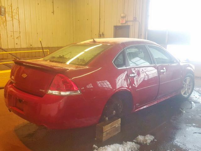 2G1WC5E39E1167706 - 2014 CHEVROLET IMPALA LIM RED photo 4