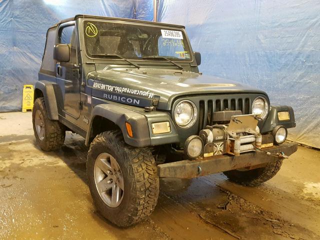 1J4FA69S64P741047 - 2004 JEEP WRANGLER / GREEN photo 1