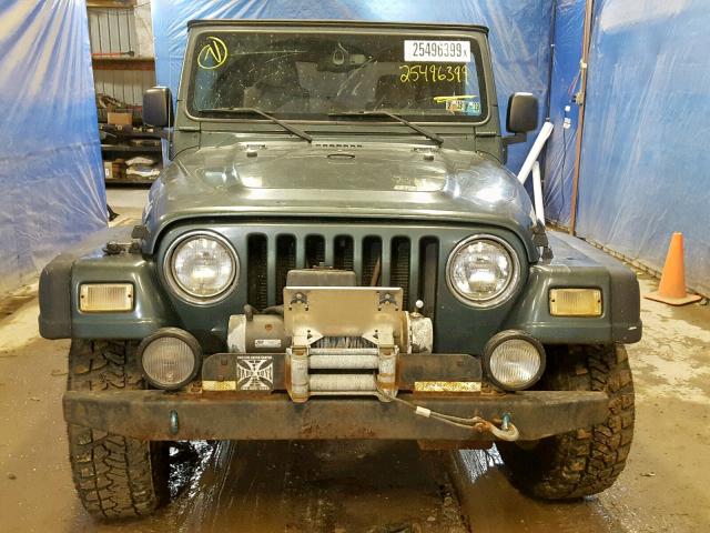 1J4FA69S64P741047 - 2004 JEEP WRANGLER / GREEN photo 9