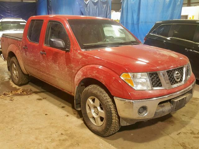 1N6AD07W97C451078 - 2007 NISSAN FRONTIER C RED photo 1