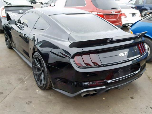 1FA6P8CF1J5108786 - 2018 FORD MUSTANG GT BLACK photo 3