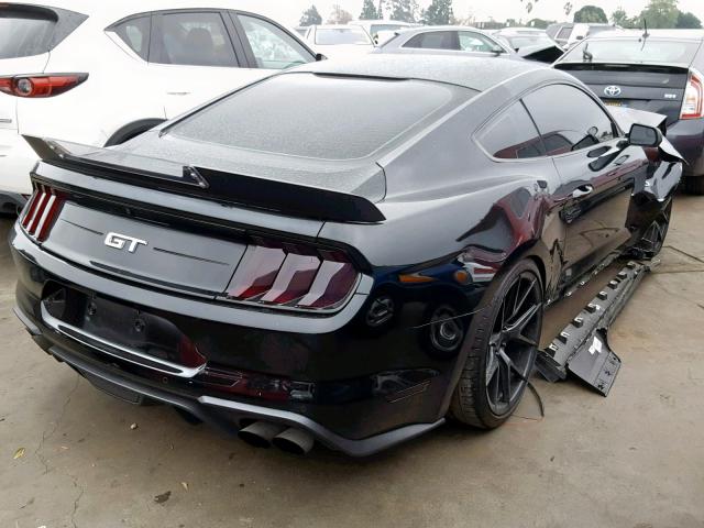 1FA6P8CF1J5108786 - 2018 FORD MUSTANG GT BLACK photo 4