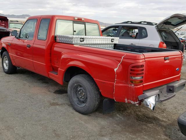 1FTCR14U1VPB28011 - 1997 FORD RANGER RED photo 3