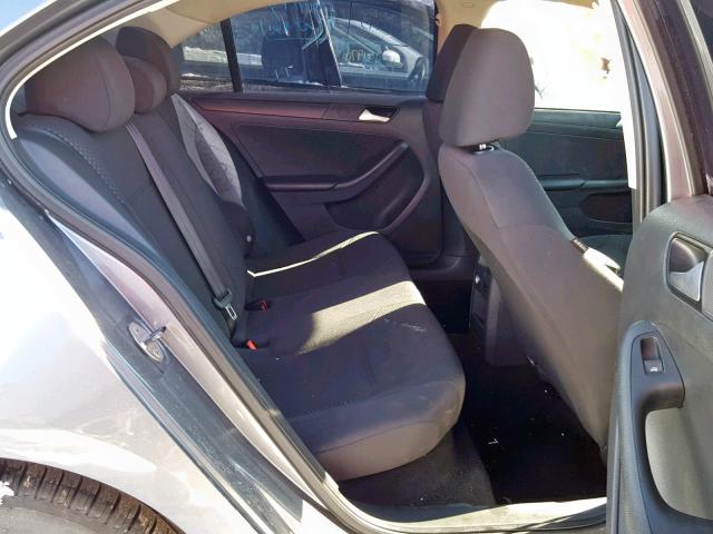 3VW2K7AJ1EM291158 - 2014 VOLKSWAGEN JETTA BASE 灰色 照片 6