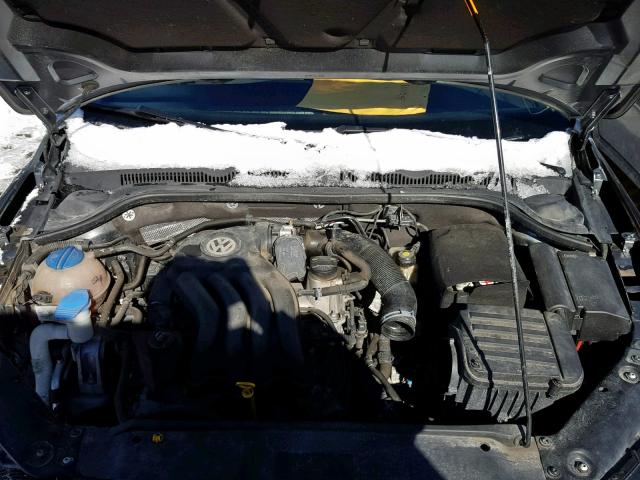 3VW2K7AJ1EM291158 - 2014 VOLKSWAGEN JETTA BASE 灰色 照片 7