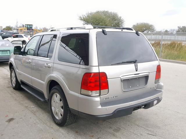 5LMEU68H84ZJ02308 - 2004 LINCOLN AVIATOR 银色 照片 3