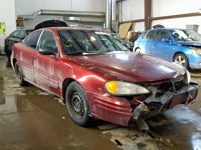 1G2NF52E92M643327 - 2002 PONTIAC GRAND AM S RED photo 1