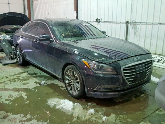 KMHGN4JEXHU183697 - 2017 GENESIS G80 BASE BLACK photo 1