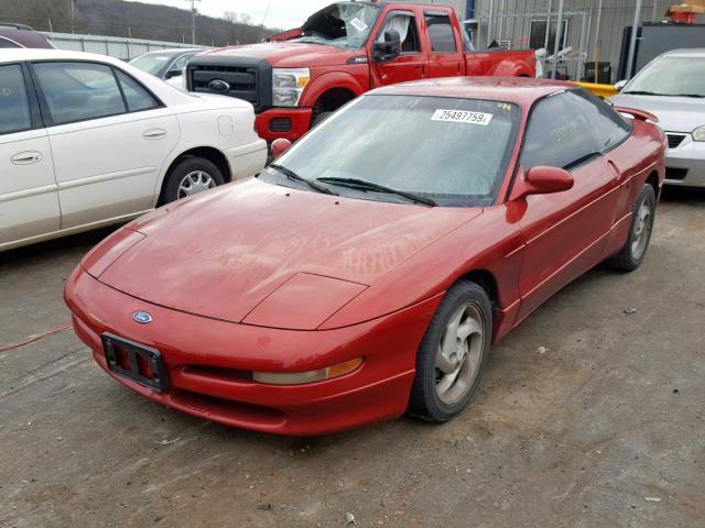 1ZVLT22B7S5158952 - 1995 FORD PROBE GT RED photo 2