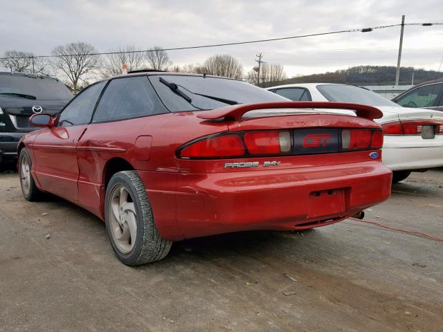 1ZVLT22B7S5158952 - 1995 FORD PROBE GT RED photo 3