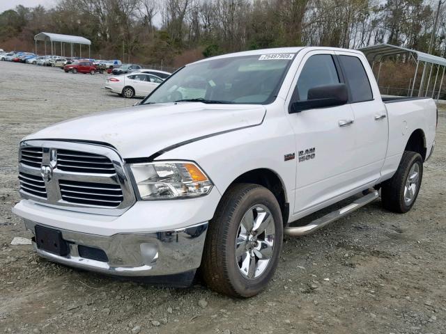1C6RR7GT2FS771957 - 2015 RAM 1500 SLT WHITE photo 2