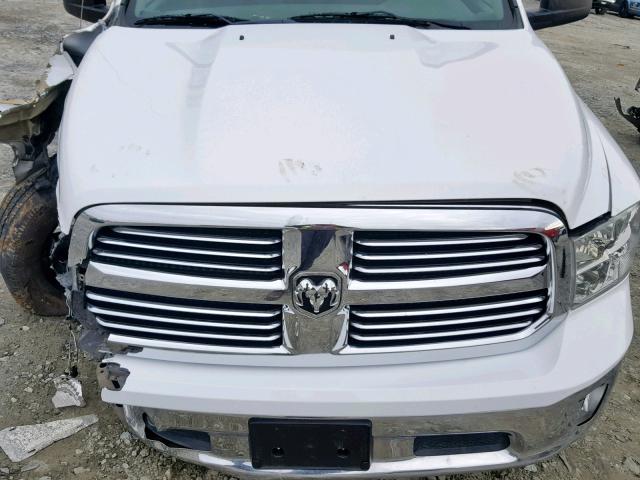 1C6RR7GT2FS771957 - 2015 RAM 1500 SLT WHITE photo 7