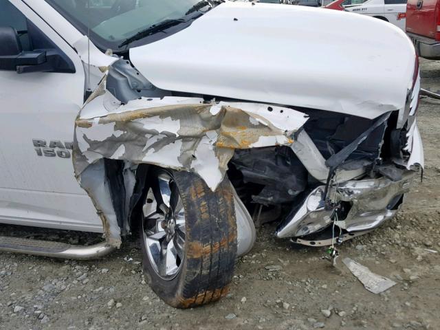 1C6RR7GT2FS771957 - 2015 RAM 1500 SLT WHITE photo 9