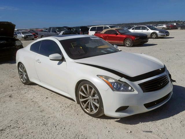 JNKCV64E88M111812 - 2008 INFINITI G37 BASE WHITE photo 1