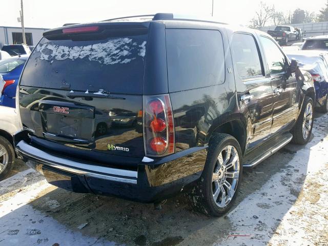 1GKS2GEJ8BR202214 - 2011 GMC YUKON DENA BLACK photo 4