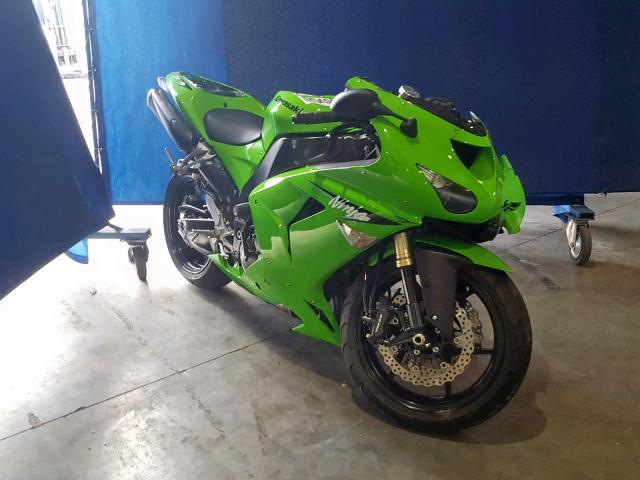 JKAZXCD1X7A024604 - 2007 KAWASAKI ZX1000 D GREEN photo 1