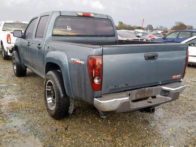 1GTDT136668261061 - 2006 GMC CANYON CHARCOAL photo 3