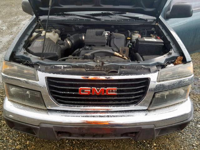 1GTDT136668261061 - 2006 GMC CANYON CHARCOAL photo 7