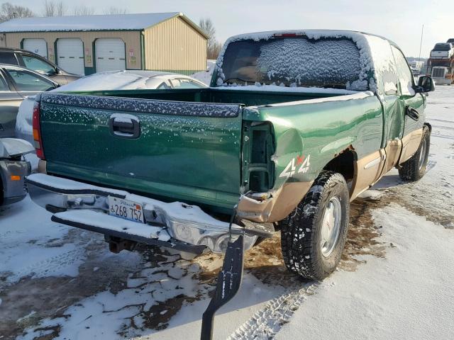 1GTEK19T9XE534727 - 1999 GMC NEW SIERRA GREEN photo 4